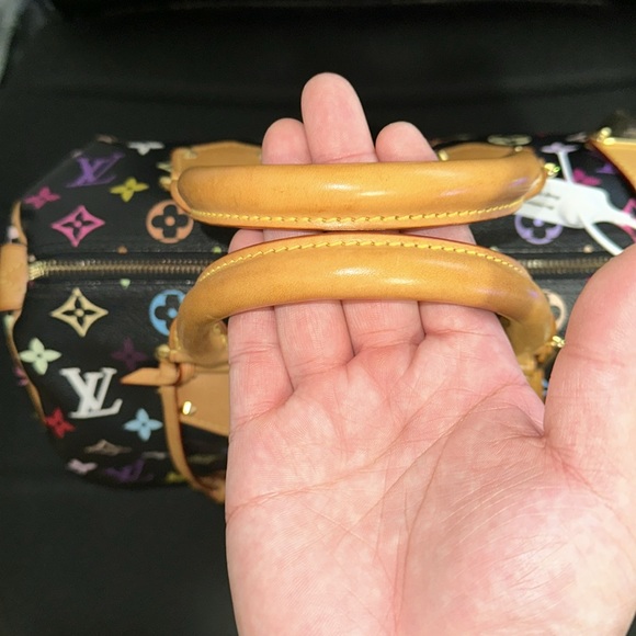 Louis Vuitton Murakami Black Multicolor Speedy 30 authenticity guarantee - Picture 12 of 14